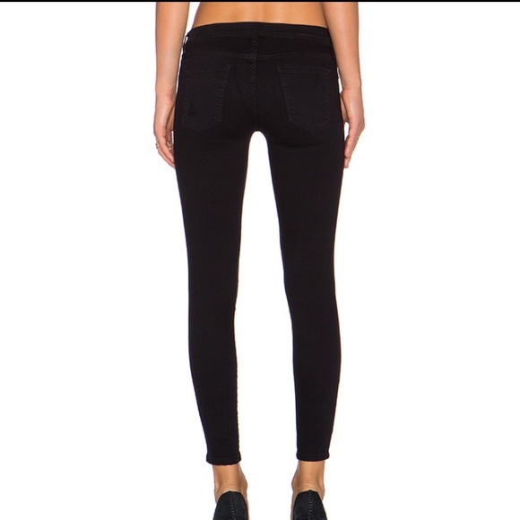 COPY - Current/Elliott The Stiletto in Jet Black Destroy - Picture 2 of 8